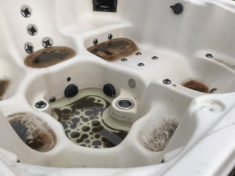 old hot tub removal