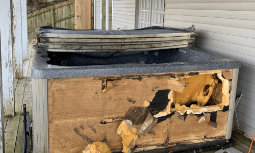 why remove a hot tub